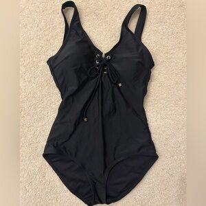 Jones New York Black One Piece Swimsuit